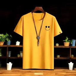 Men's Cotton Jersey Half Sleeves T-Shirt - Printed Design - 1 Pc